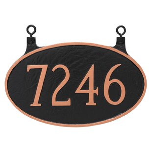 Double Sided Address Plaques Signs You ll Love Wayfair